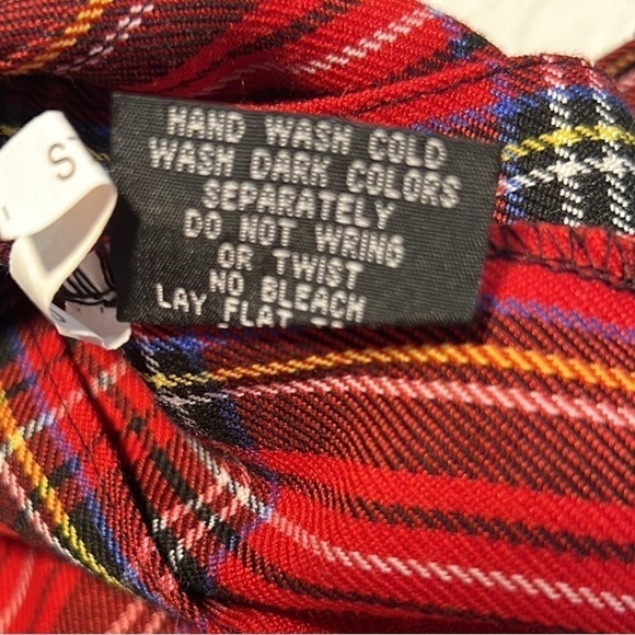 ❤️Royal Bones,Daang by Tripp NYC Red Plaid, Hardware in Perfect Condition! CUTE - Picture 9 of 15